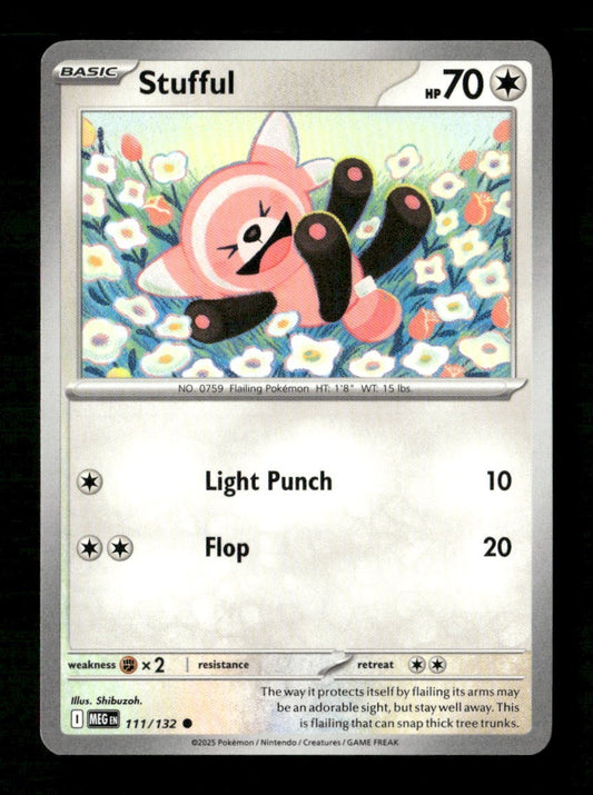 Stufful #111/132 Normal Pokemon Mega Evolution