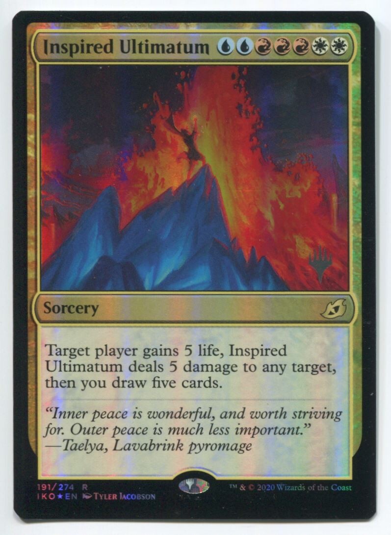 MTG Magic IKO Inspired Ultimatum Foil #191 Near Mint