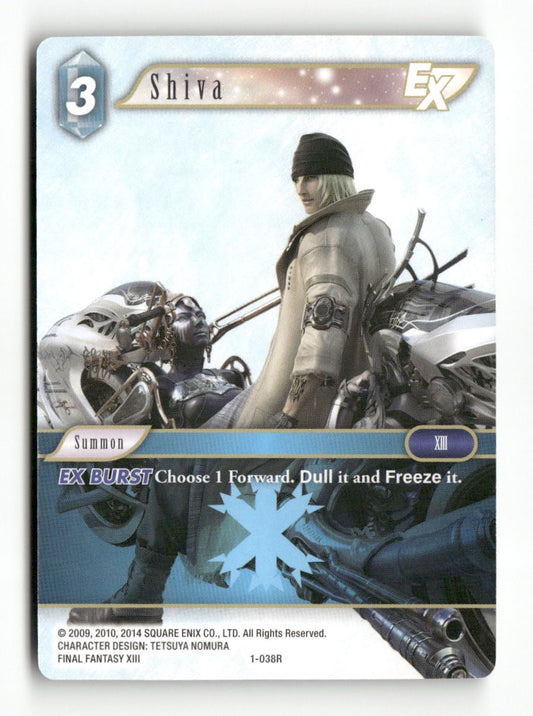 Shiva EX (Rare) 1-038R Rare Opus I Final Fantasy Near Mint