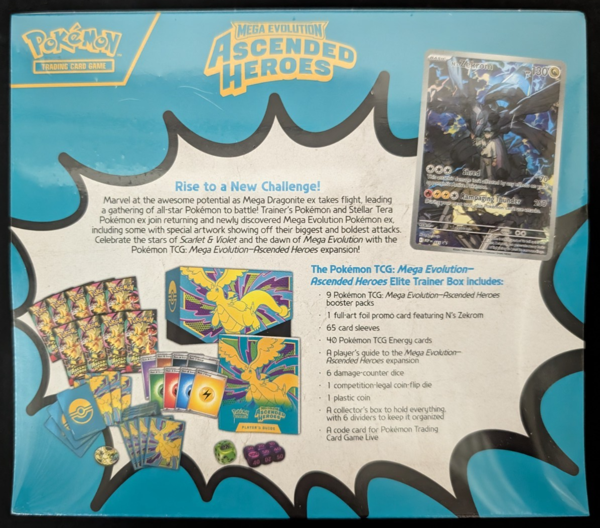 Mega Evolution Ascended Heroes ETB Elite Trainer Box Pokemon TCG NEW SEALED