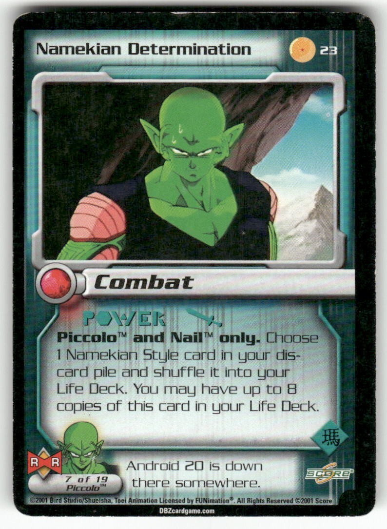 Dragon Ball Z Score Namekian Determination #23 Very Good