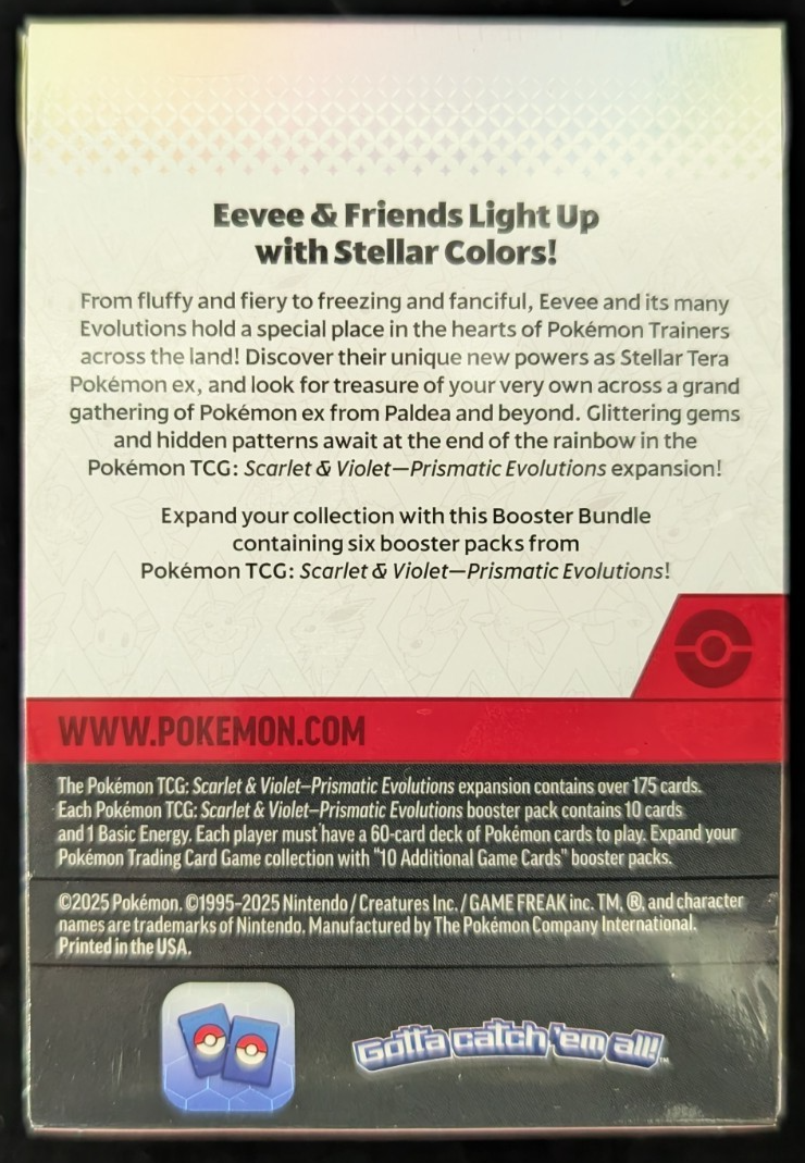 Pokemon TCG Prismatic Evolutions Booster Bundle NEW SEALED