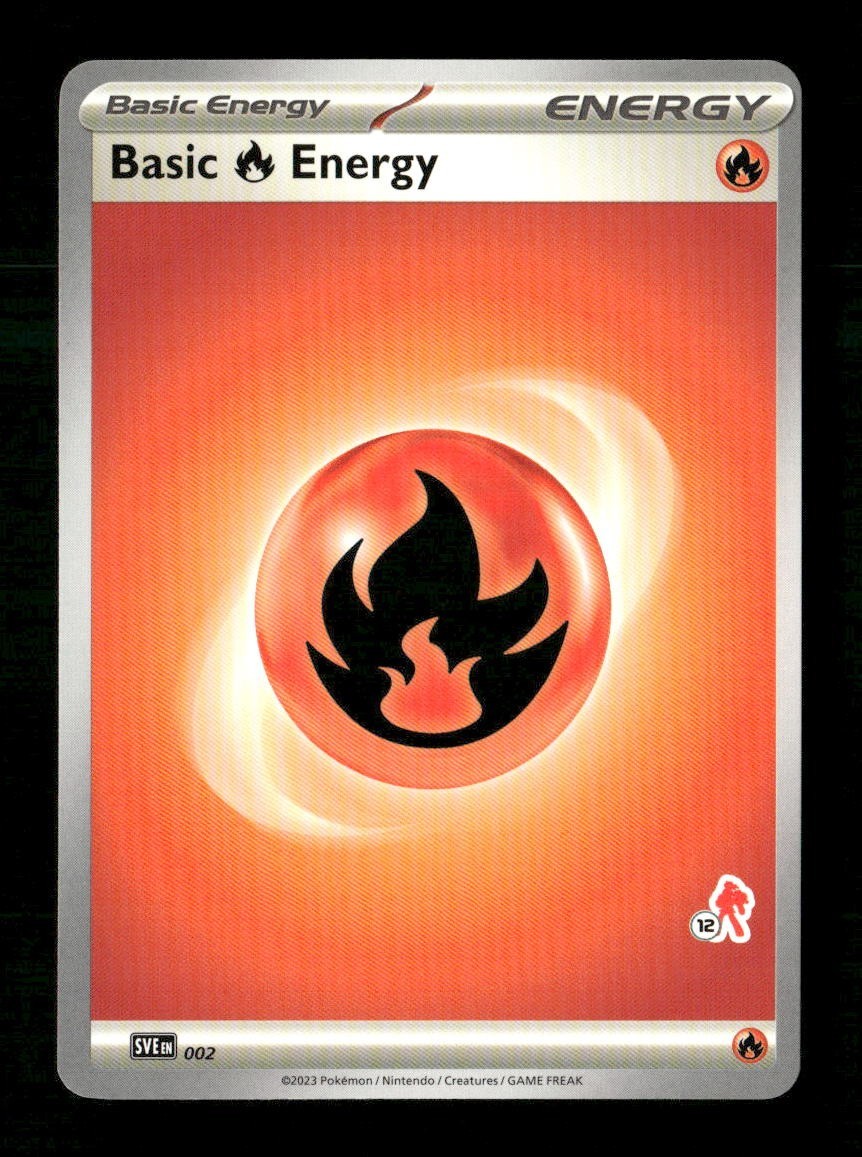Basic Fire Energy 12 #2 Pokemon Battle Academy 2024