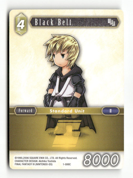 Black Belt (Ingus) - 1-099C 1-099C Common Opus I Final Fantasy Near Mint