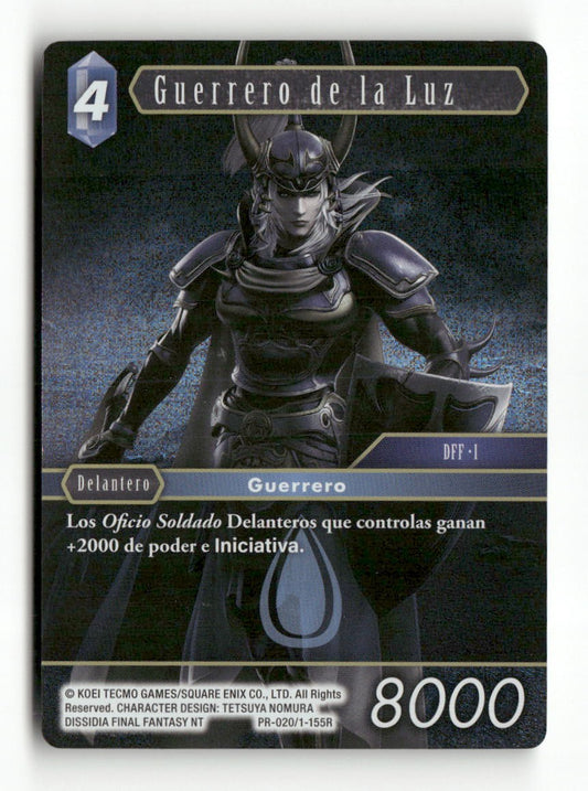 Warrior of Light PR-020/1-155R FF Promo Cards Final Fantasy Spanish Foil NM