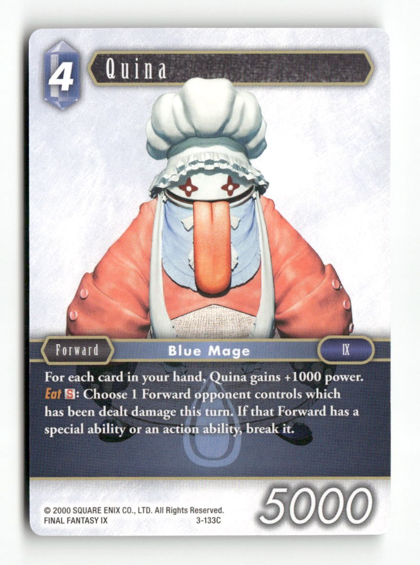 Quina 3-133C Common Opus III Final Fantasy Near Mint