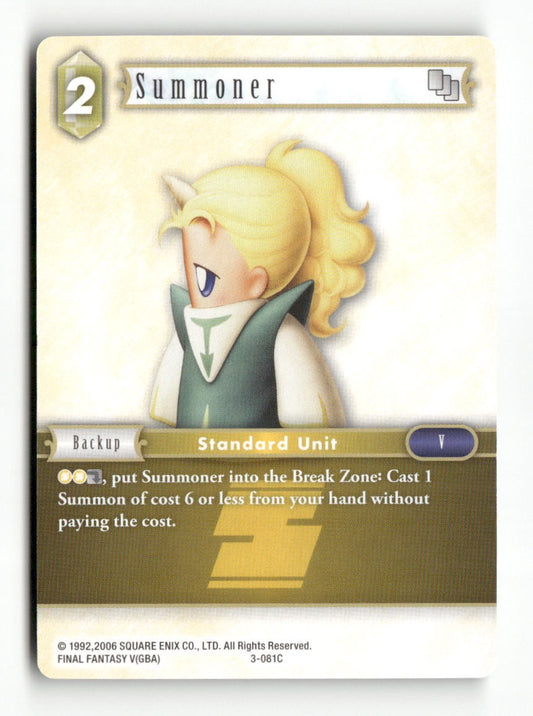 Summoner (3-081C) 3-081C Common Opus III Final Fantasy Near Mint