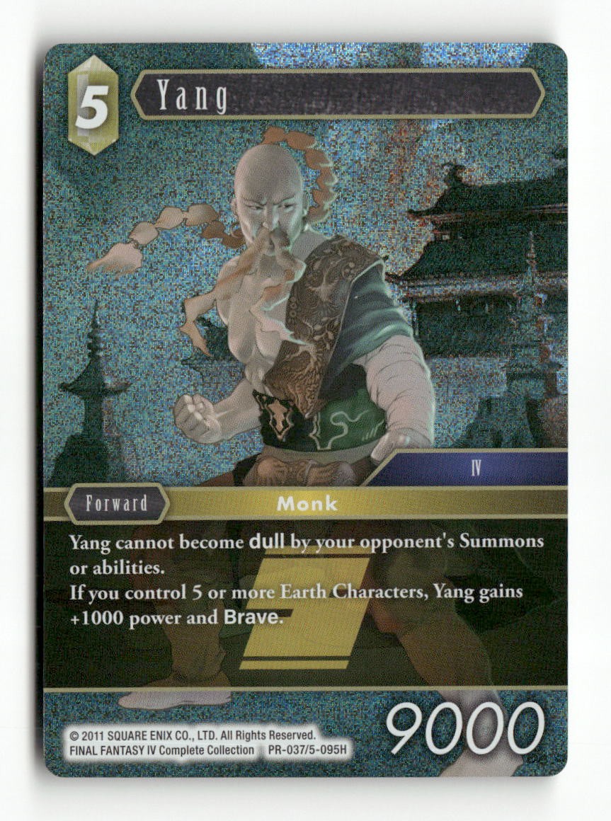 Yang PR-037/5-095H Promo FF: Promo Cards Final Fantasy Foil Near Mint