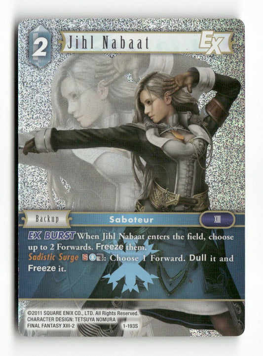 Jihl Nabaat EX 1-193S Starter Opus I Final Fantasy Foil Near Mint WAVE 1