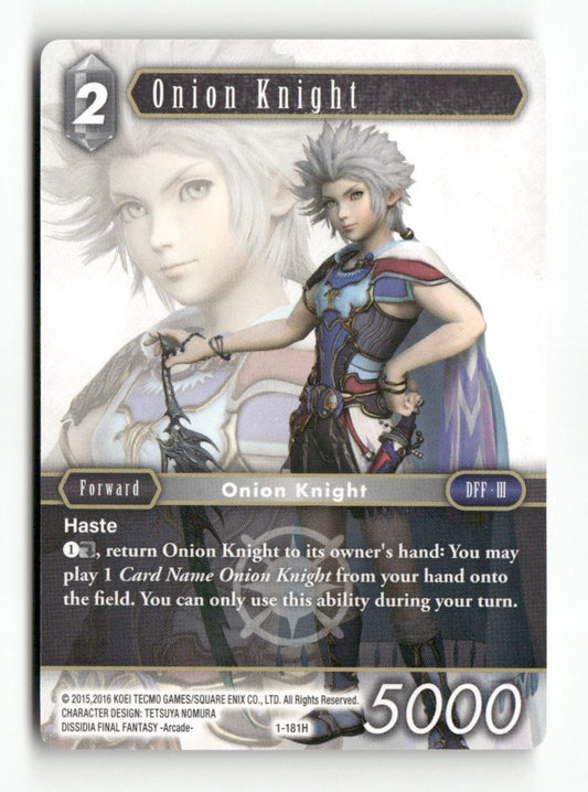 Onion Knight (Alternate Art Promo) PR-006/1-181H FF Promo Cards Final Fantasy NM