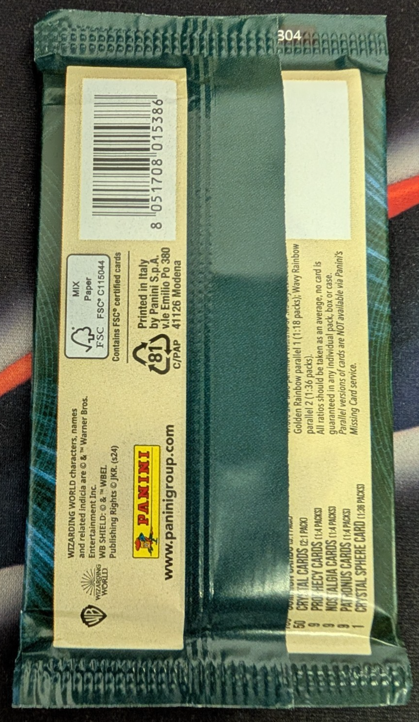 Panini Harry Potter Magical Inspiration Trading Card Booster Pack NEW SEALED