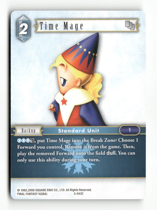Time Mage 3-043C Common Opus III Final Fantasy Near Mint