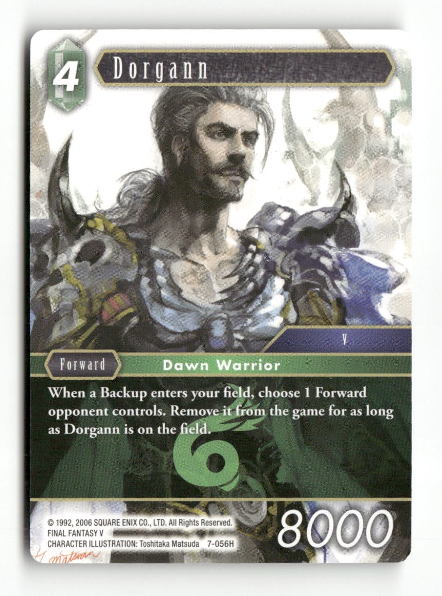 Dorgann 7-056H Hero Opus VII Final Fantasy Near Mint