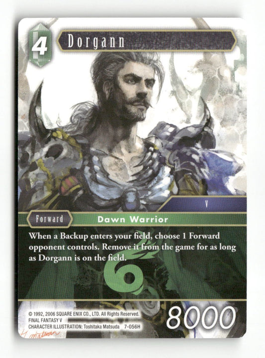 Dorgann 7-056H Hero Opus VII Final Fantasy Near Mint