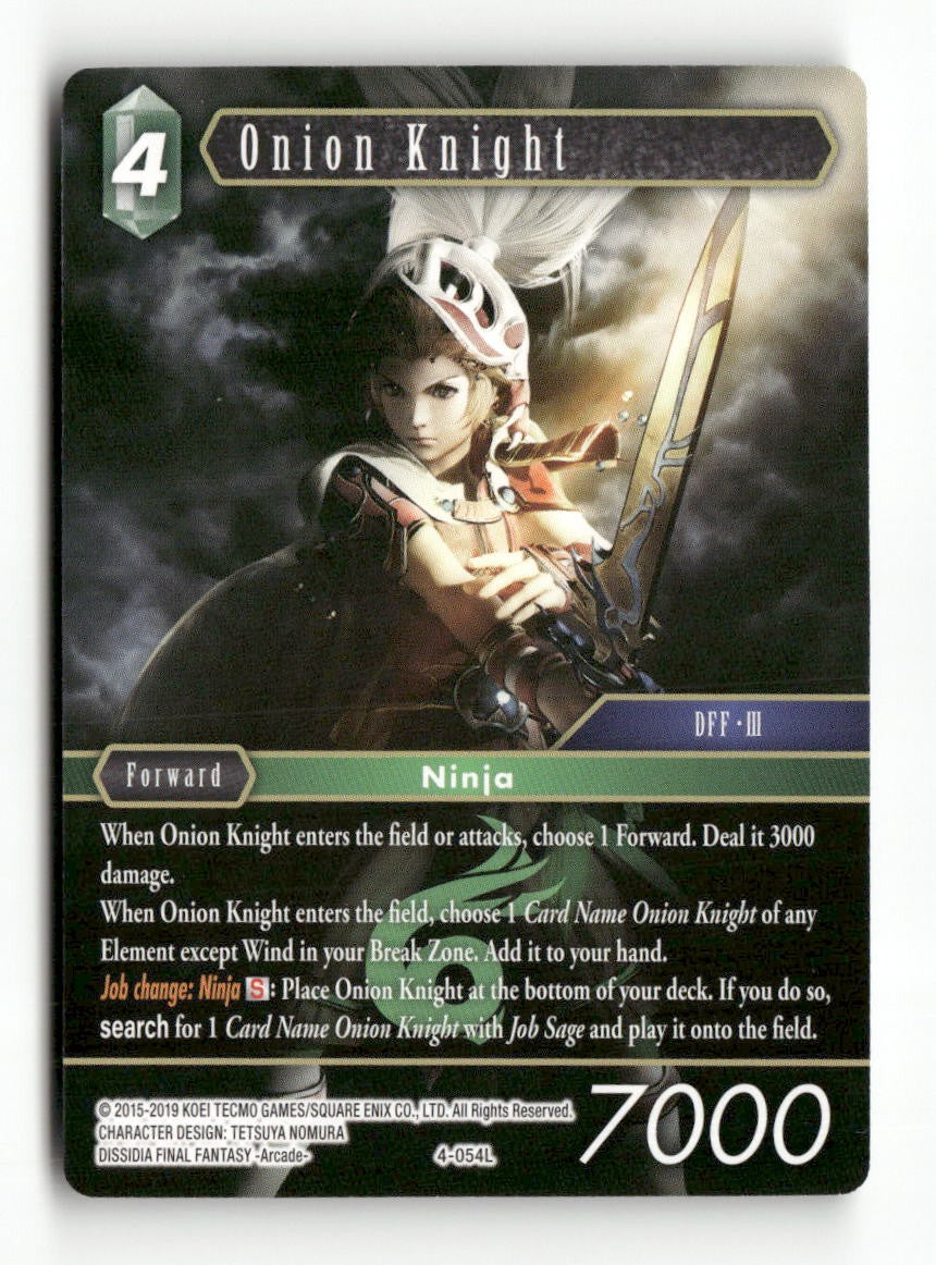 Onion Knight 4-054L Legend Opus IV Final Fantasy Near Mint