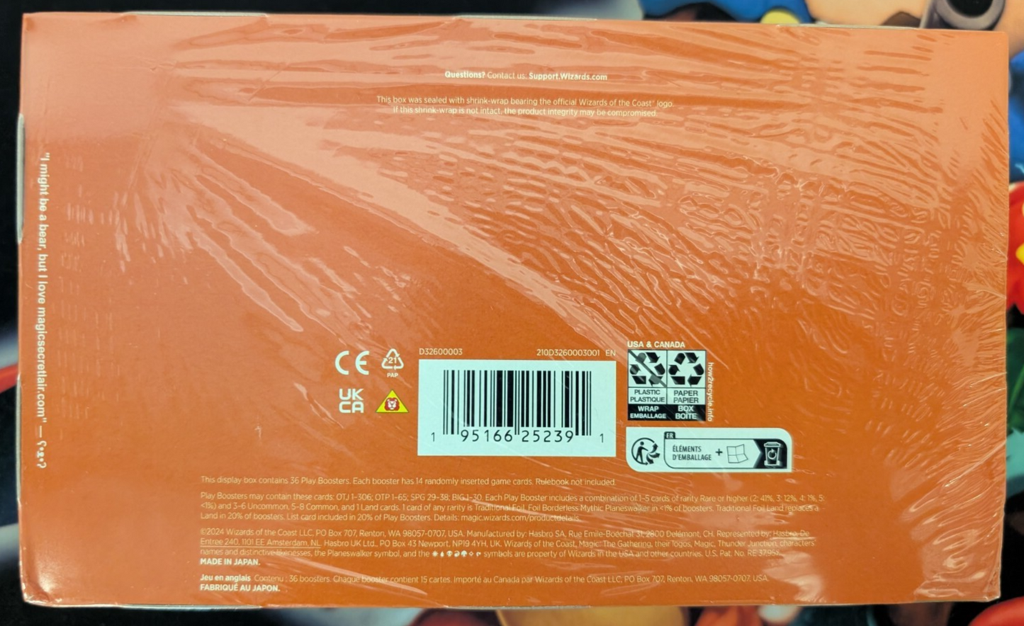 MTG Magic SEALED UNOPENED Outlaws of Thunder Junction Play Booster Box