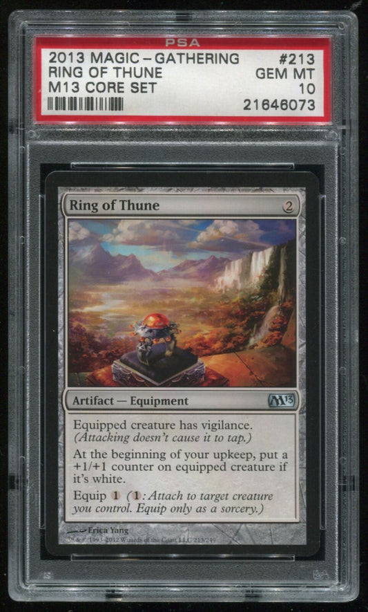 MTG Magic 2013 M13 Core Set Ring Of Thune #213 PSA 10 Gem Mint