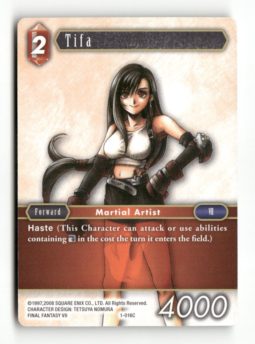 Tifa 1-016C Common Opus I Final Fantasy Near Mint