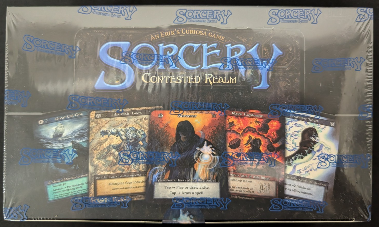 Sorcery Contested Realm TCG Beta SEALED Booster Box FROM CASE