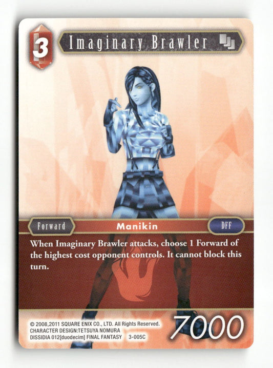 Imaginary Brawler 3-005C Common Opus III Final Fantasy Near Mint