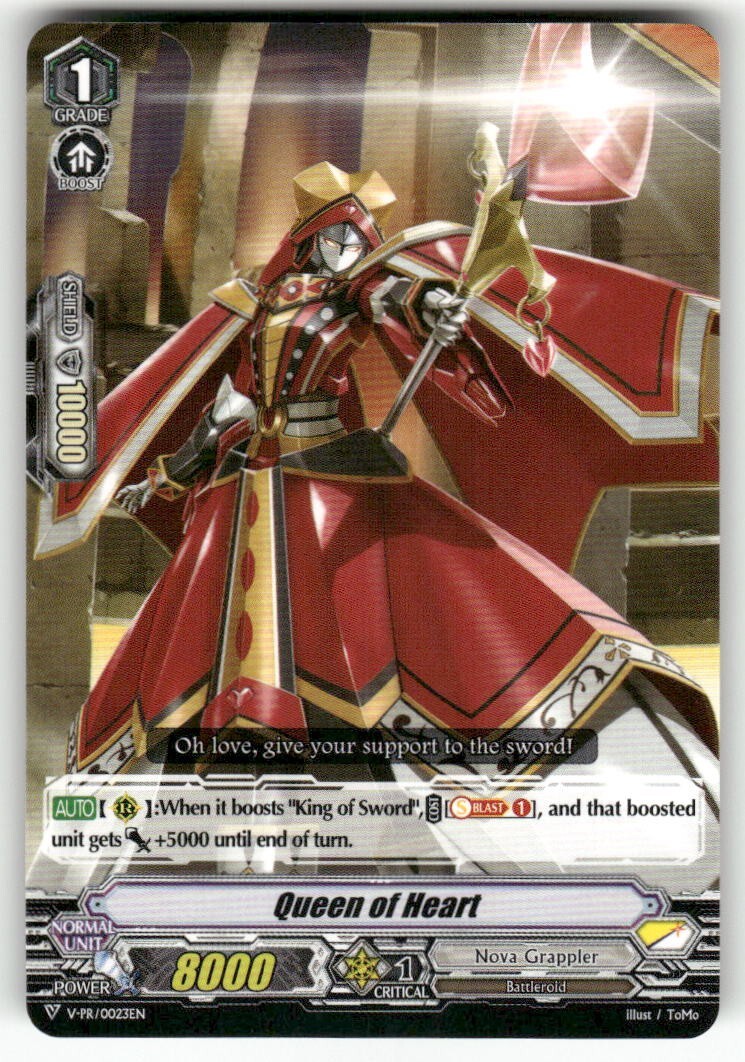 Cardfight Vanguard Queen of Heart #V-PR/0023EN PR