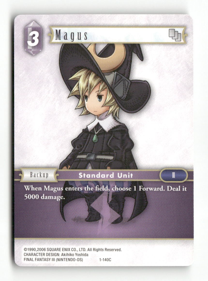 Magus (Ingus) 1-140C Common Opus I Final Fantasy Near Mint WAVE 1