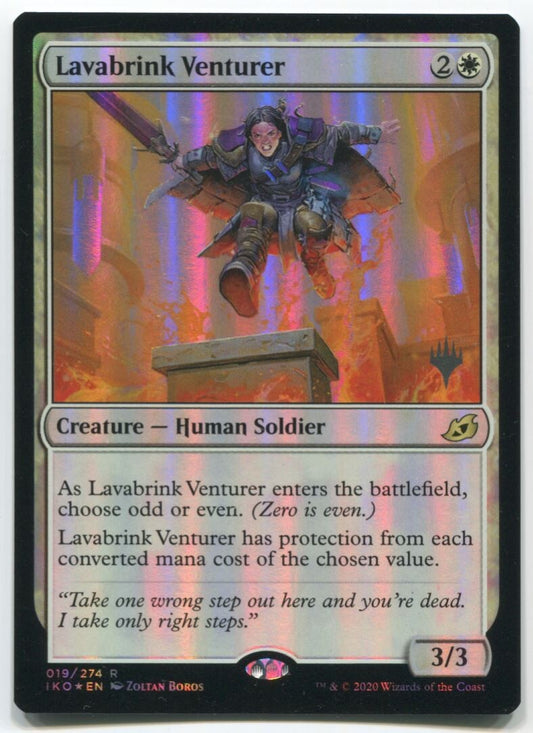 MTG Magic IKO Lavabrink Venturer Foil #19 Near Mint