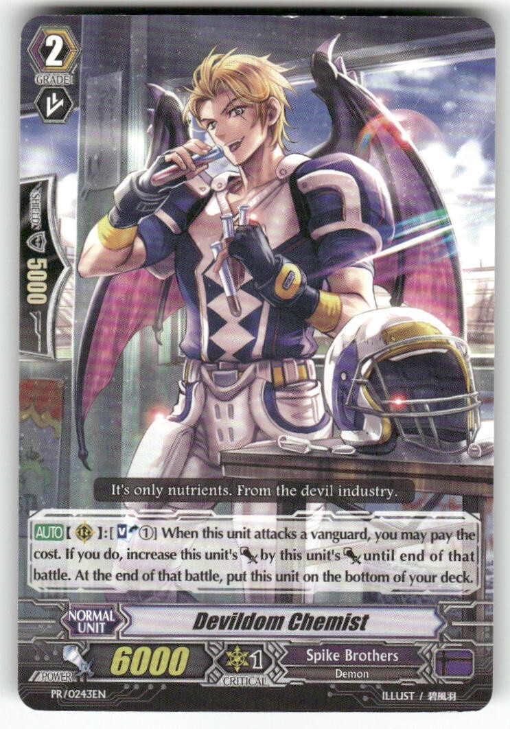 Cardfight Vanguard Devildom Chemist #PR/0243EN PR