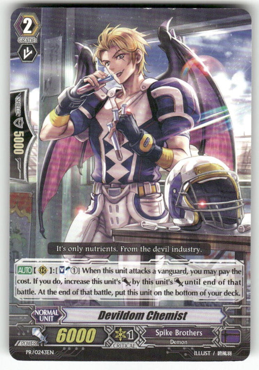 Cardfight Vanguard Devildom Chemist #PR/0243EN PR