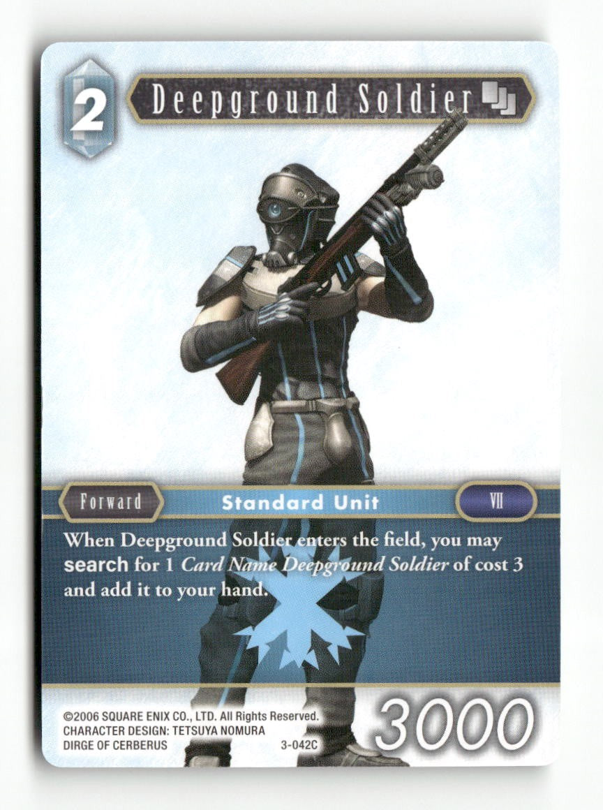 Deepground Soldier (3-042C) 3-042C Common Opus III Final Fantasy Near Mint