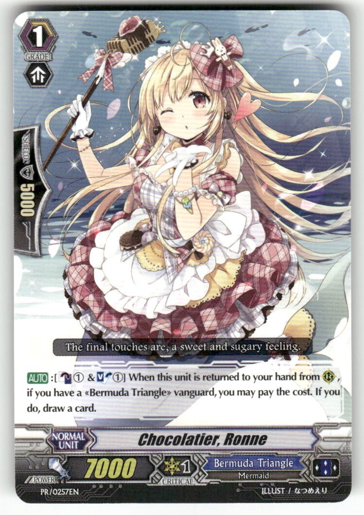 Cardfight Vanguard Chocolatier, Ronne #PR/0257EN PR