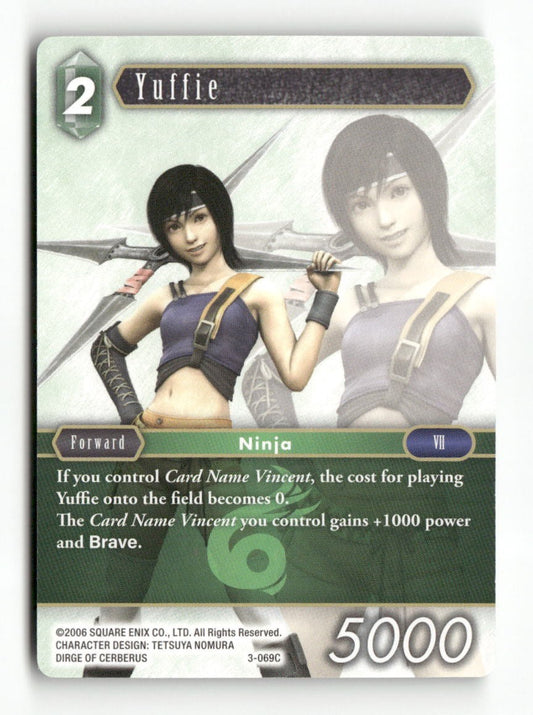 Yuffie 3-069C Common Opus III Final Fantasy Near Mint