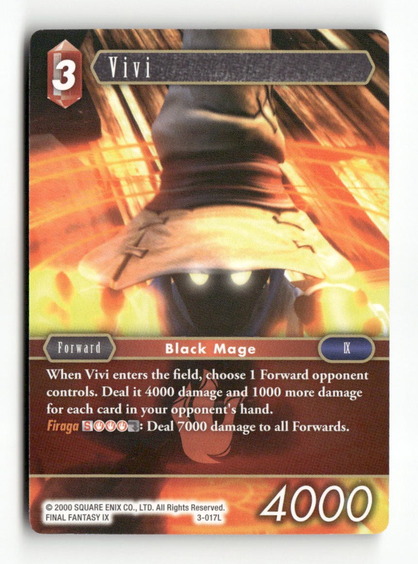 Vivi 3-017L Legend Opus III Final Fantasy Near Mint