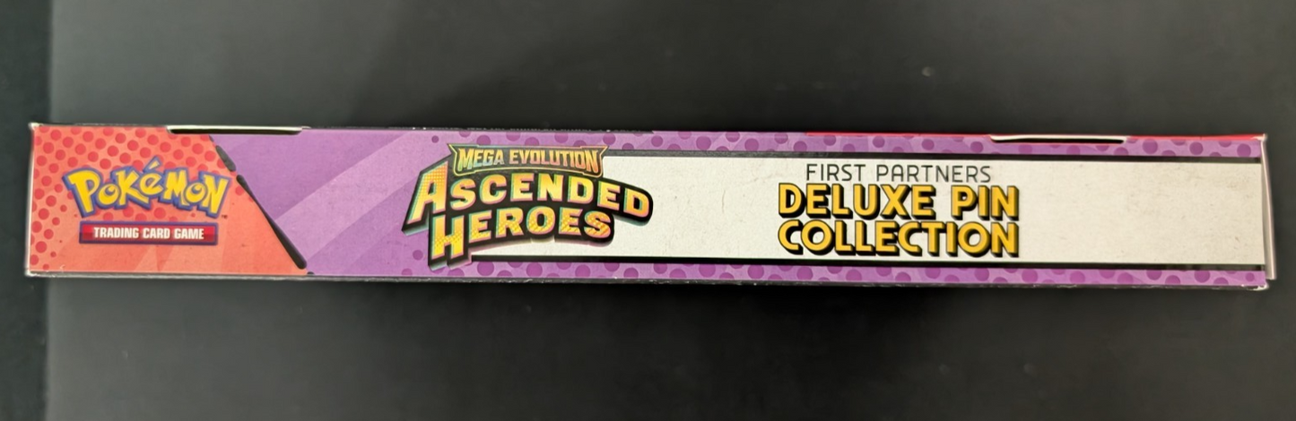 Ascended Heroes First Partners Deluxe Pin Collection Pokemon TCG SEALED