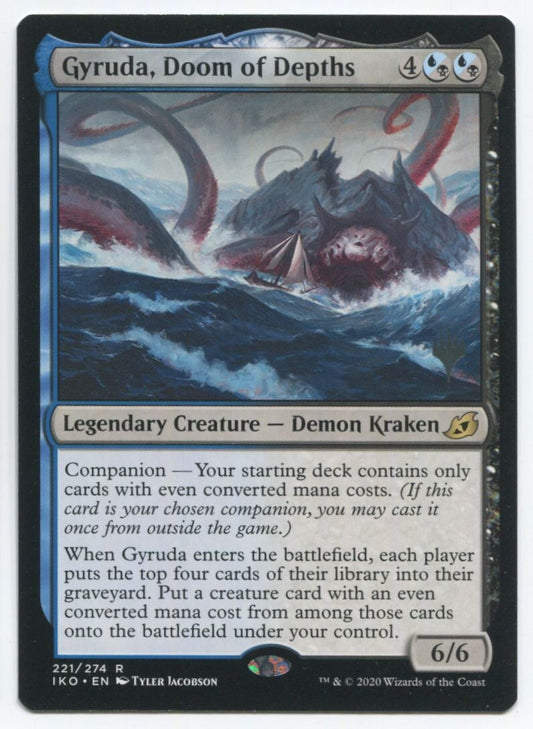 MTG Magic IKO Gyruda Doom Of Depths #221 Near Mint