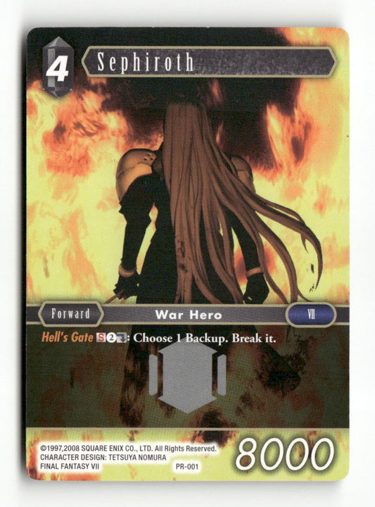 Sephiroth PR-001 Promo FF: Promo Cards Final Fantasy Near Mint