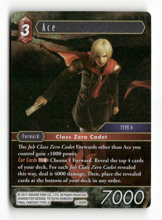 Ace - (Alternate Art) PR-012/3-003R FF: Promo Cards Final Fantasy Foil NM