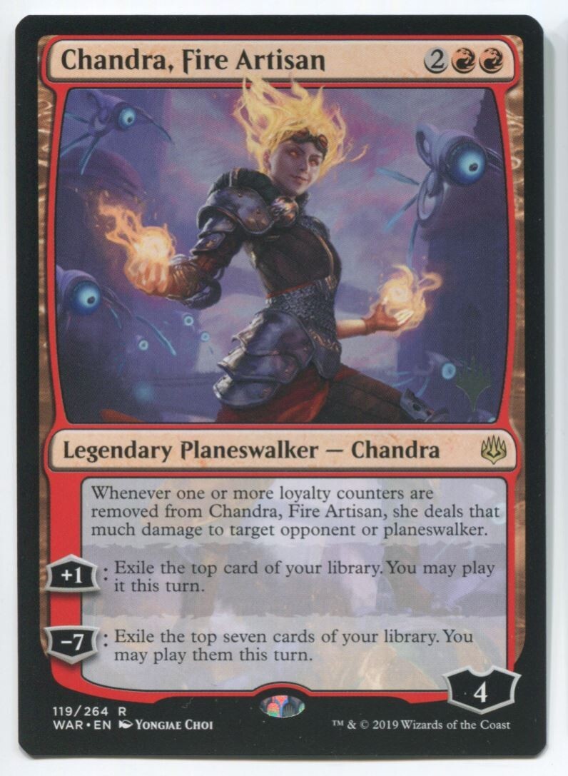 MTG Magic WAR Chandra Fire Artisan #119 Near Mint