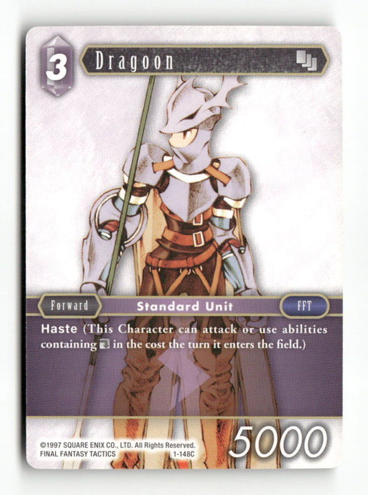 Dragoon (Male Unit) 1-148C Common Opus I Final Fantasy Near Mint
