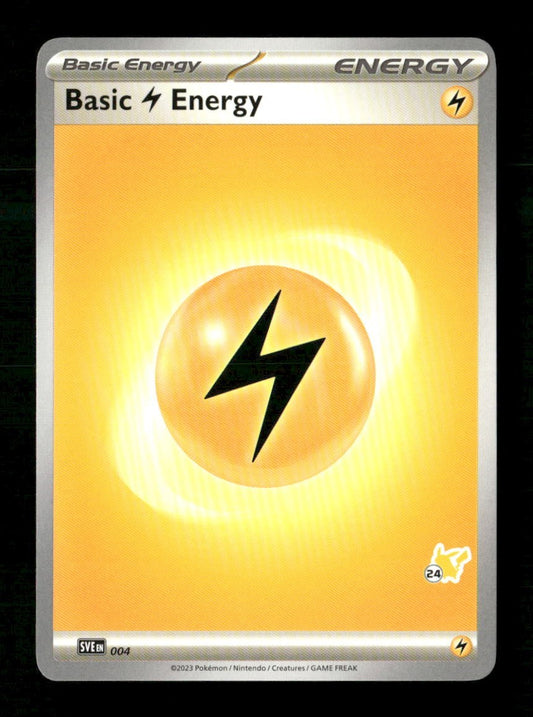 Basic Lightning Energy 24 #4 Pokemon Battle Academy 2024