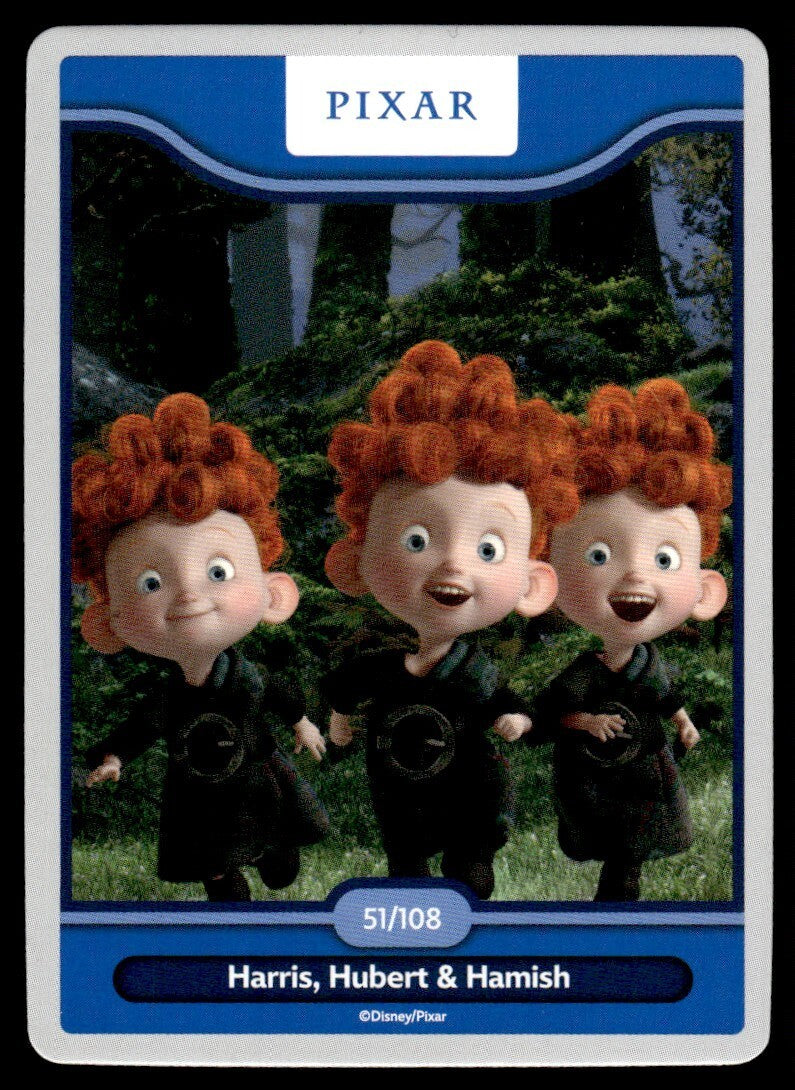 Worlds of Wonder Pixar Harris, Hubert & Hamish #51 Near Mint
