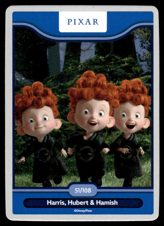 Worlds of Wonder Pixar Harris, Hubert & Hamish #51 Near Mint