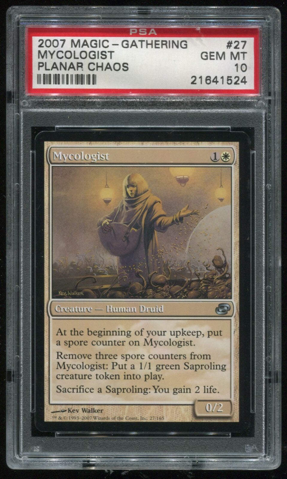 MTG Magic 2007 Planar Chaos Mycologist #27 PSA 10 Gem Mint