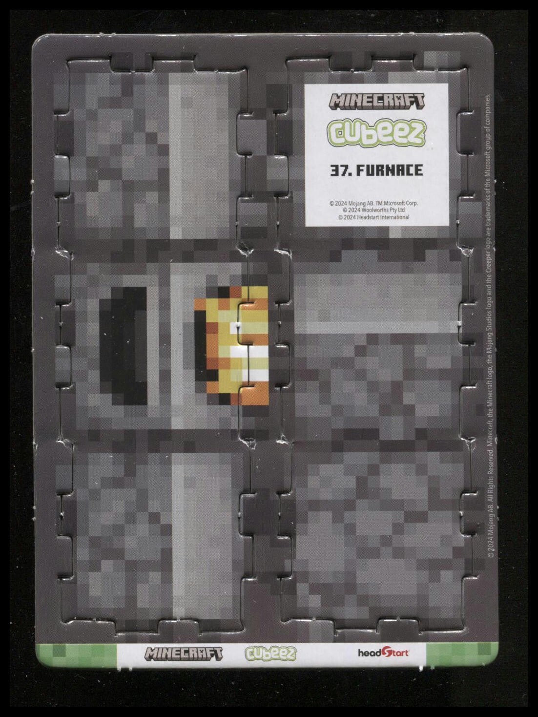 Minecraft Cubeez Furnace #37 Near Mint