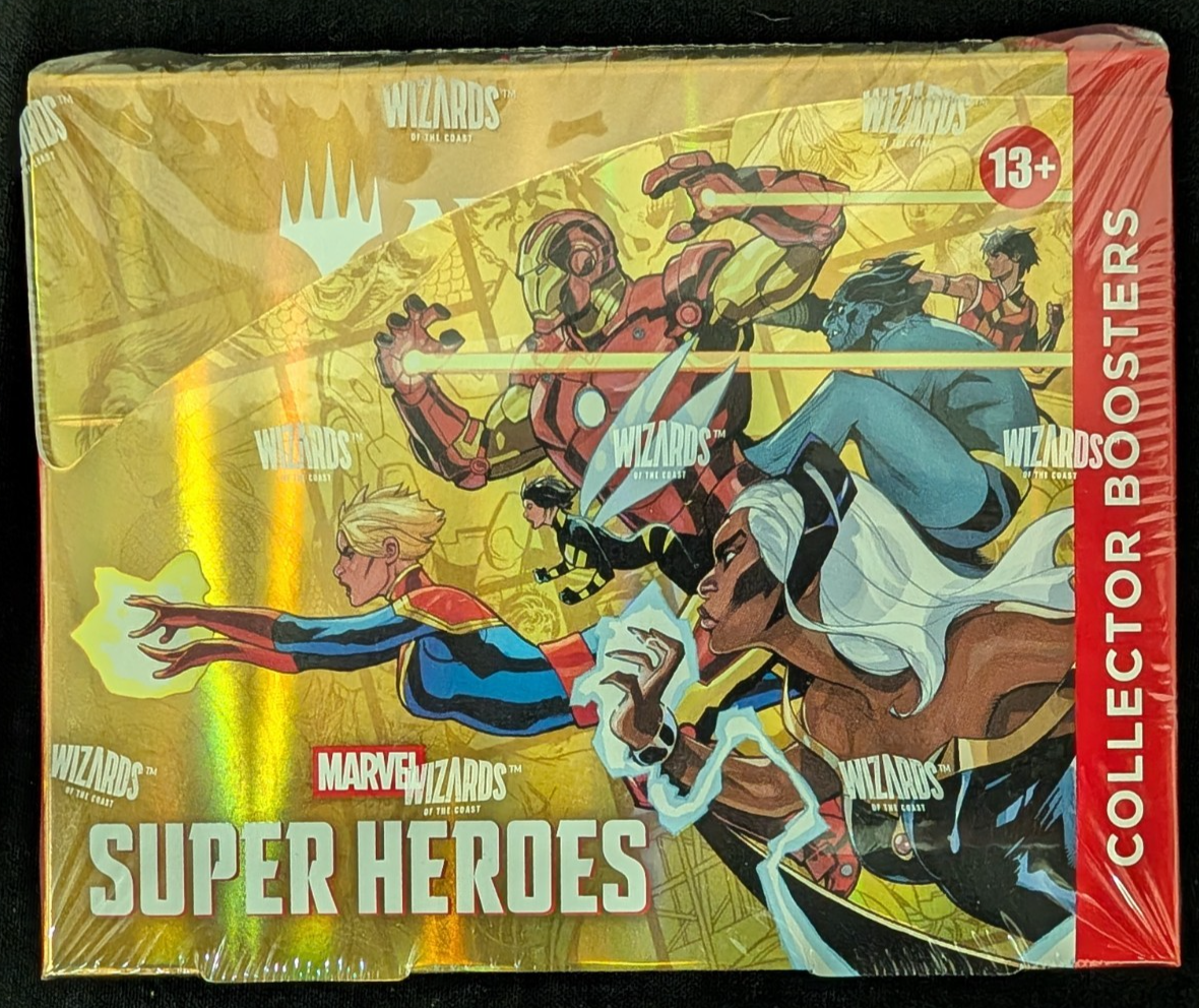 MTG Magic The Gathering SEALED Marvel Super Heroes Collector Booster Box