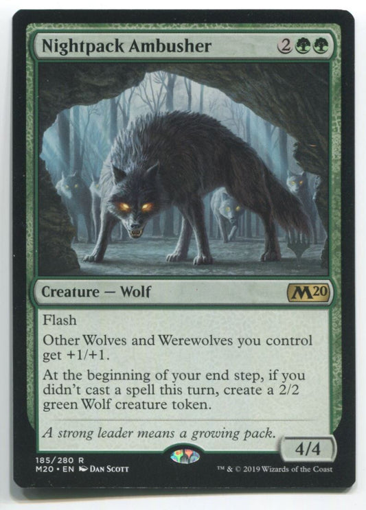MTG Magic M20 Nightpack Ambusher #185 Near Mint