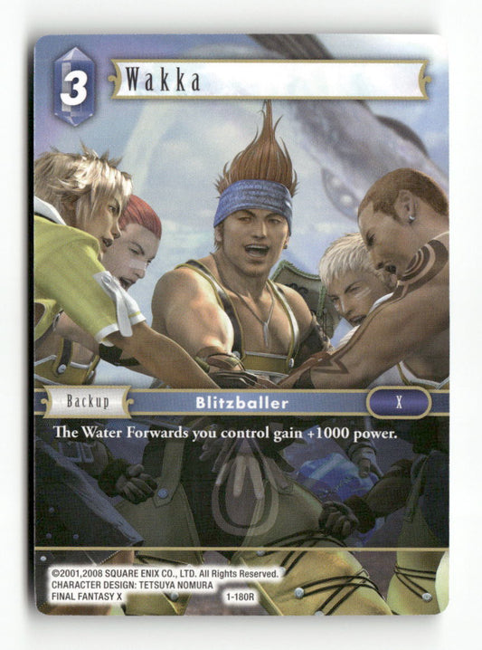 Wakka 1-180R Rare Opus I Final Fantasy Near Mint