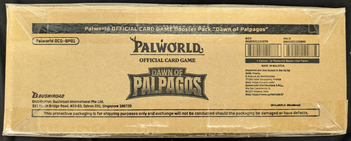 Dawn Of Palpagos BP01 1st Edition Booster Box Palworld English TCG FROM CASE