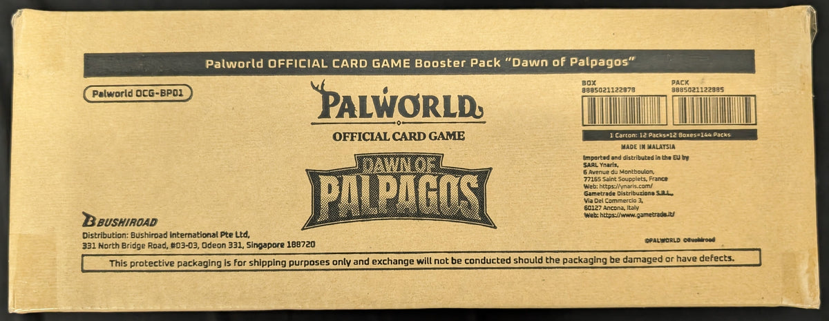 Dawn Of Palpagos BP01 1st Edition Booster Box Palworld English TCG FROM CASE