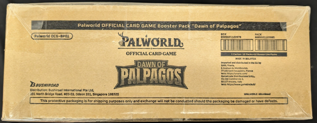 Dawn Of Palpagos BP01 1st Edition Booster Box Palworld English TCG FROM CASE